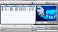 Aneesoft DVD to AVI Converter for Mac screenshot